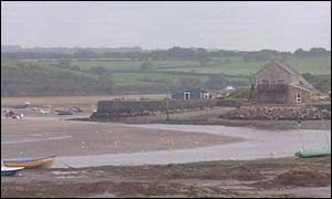 House on the Pembrokeshire coastline