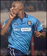 Manchester City striker Nicolas Anelka
