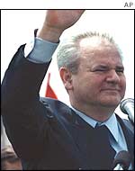 Former Yugoslav President Slobodan Milosevic 