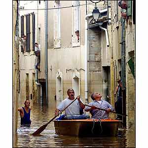 Aramon, one of worst-hit villages