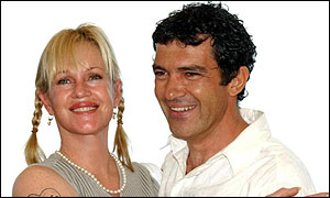 Melanie Griffith and Antonio Banderas