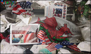 Welsh tribute at Ground Zero