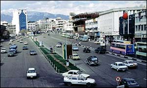 Baharestan Square at the heart of Tehran's financial center