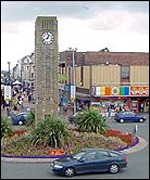Rhyl town centre
