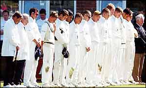 Middlesex and Derbyshire cricket teams