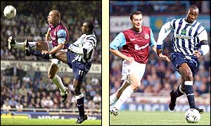 Jason Roberts gets away from West Ham's Tomas Repka to score the only goal at Upton Park as West Ham's troubles mount