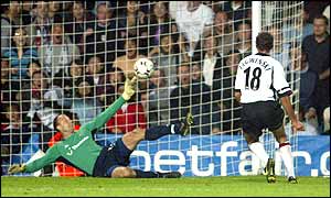 Sylvain Legwinski drills home a 90th minute winner for Fulham as their second-half fightback is complete