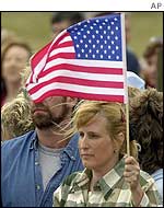 Mourners at Shanksville