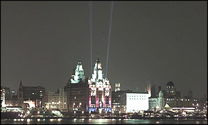 Liverpool's twin beams