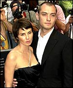 Sadie Frost and Jude Law