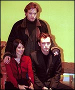 Sadie Frost, Ewan McGregor, and Jude Law