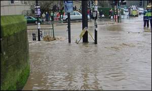 Flooding in Glasgow
