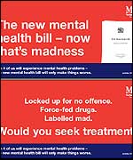 Mind is running a hard-hitting advertising campaign