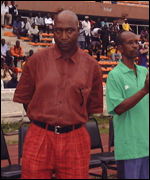 Godwin Uwua (left) 