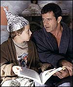 Rory Culkin and Mel Gibson