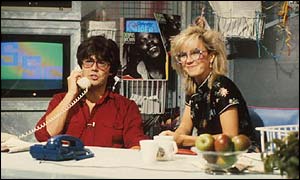 Mike Read and Sarah Greene