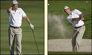 Irish star Padraig Harrington suffered another injury problem on Friday