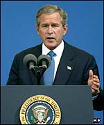 US President George W. Bush