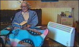 Elderly woman at home