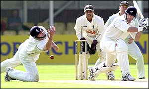 Dougie Brown spills a sharp chance