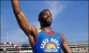 Leroy Burrell took Carl Lewis's world record twice