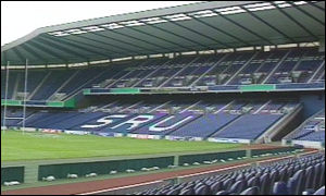 Murrafield, the home of Scottish rugby