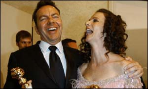 Alan Ball and Rachel Griffiths, star of Six Feet Under