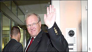 Swedish Prime Minister Goeran Persson