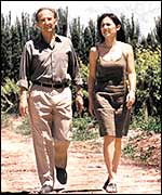 Laura Catena with her father Nicolas Catena