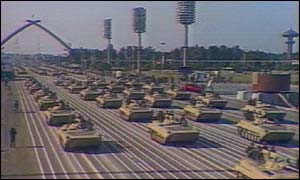 Iraq army parade in Baghdad
