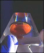 The paint sample (c. European Space Agency)