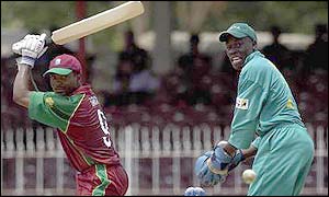 Lara's flashing blade was the main feature of the day