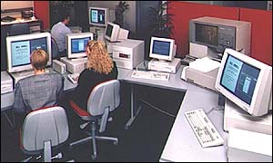 Office with computers