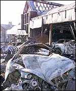 Devastation after the rioting in Bradford