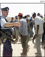 Children taken to safe area