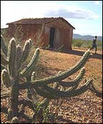 Marciano's house on an island in the middle of the Cocorobo dam