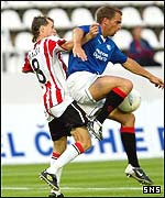 Ronald de Boer contributed little to the match