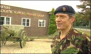 Garrison commander Clive Elderton