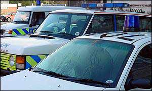 Police vehicles