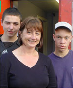Ashley and Clifford with Laura Shingler