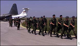 Nato troops in Macedonia