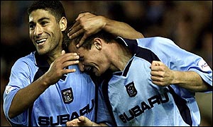 Normann takes the congratulations for Coventry