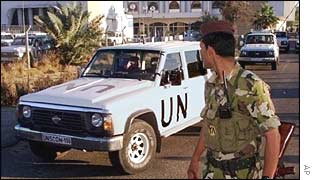 UNSCOM team in Baghdad