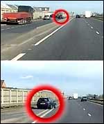 Driving test simulator