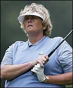 Laura Davies has been the target of US jibes