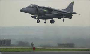 Harrier fighter
