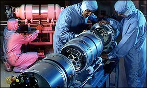 Alcatel engineers at work