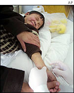 Young Chinese boy suffering from Aids