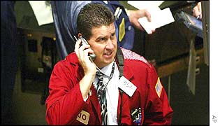 A Wall Street trader 