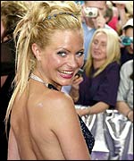 Tracy Shaw arriving at an awards ceremony